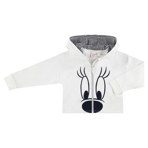 Gilet à capuche en molleton avec print Minnie Disney 