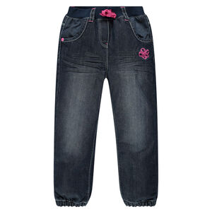 Jeans taille élastiquée 