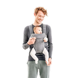 Porte-bébé Mini 3D jersey - Gris clair 