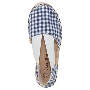 Espadrilles ajourées motif vichy du 24 au 27 