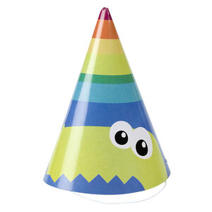 Lot de 10 chapeaux d'anniversaire en carton motif Dragon 