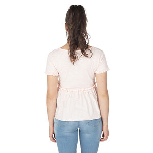 Tee-shirt manches courtes de grossesse et d'allaitement 