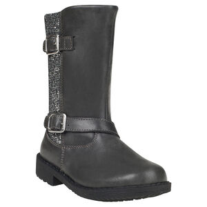 Bottes effet cuir avec boucles et strass du 24 au 27 