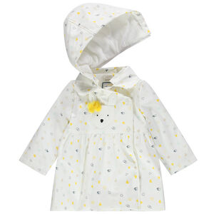 Coupe-vent imprimé all-over doublé sherpa 