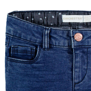 Jeans slim effet used et crinkle 