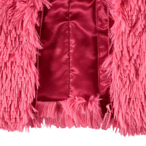 Gilet sans manches en fausse fourrure à ceinture ajustable 