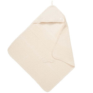 Couverture enveloppante Lace Elba Natural 100x100cm  