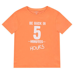 Junior - Tee-shirt manches courtes en jersey avec motif fantaisie printé 