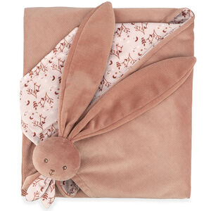 Couverture doudou Lapin Terracotta 