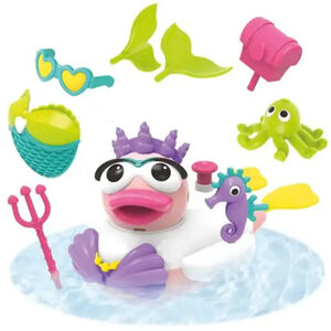 Jouet de bain Create 'n spray Canard Sirène + 13 accessoires 