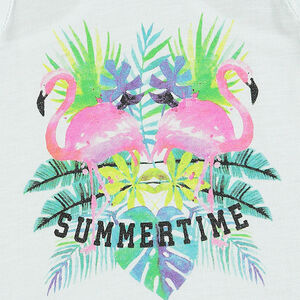 Débardeur dos nageur avec print fantaisie 