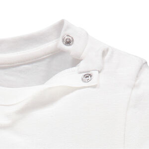 Tee-shirt manches courtes uni print Sammy & Co 