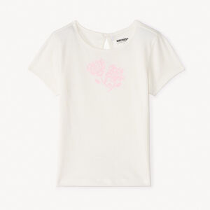T-shirt manches courtes avec print fantaisie pour bébé fille 