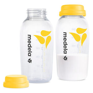 Lot de 2 biberons pour lait maternel - 250 ml 