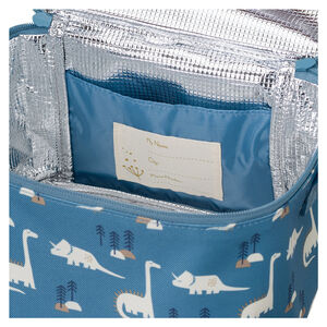 Sac isotherme lunchbag Large Dino Bleu 