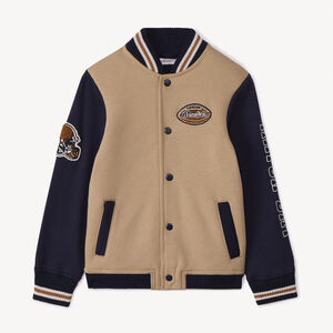 Gilet teddy en molleton motifs football US garçon 