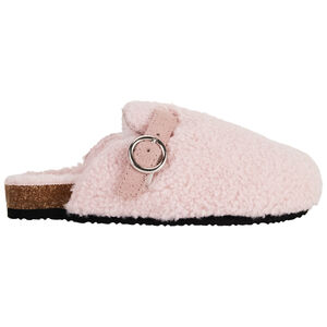 Chaussons en fausse fourrure style sabot fille 