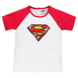 Tee-shirt manches courtes DC Comics print logo Superman 
