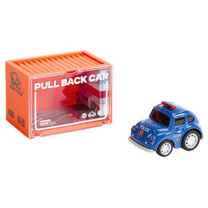 Véhicule miniature à friction Voiture de police bleu 