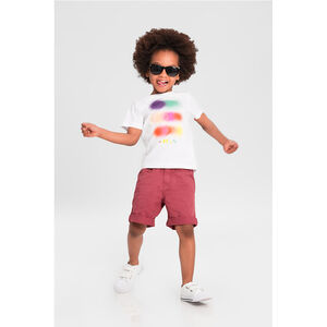 Junior - Tee-shirt manches courtes en jersey avec print fantaisie 