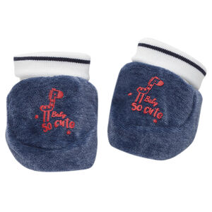 Chaussons en velours avec print girafe 