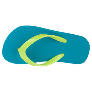 Tongs unies à bride vert anis du 24 au 27 