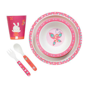 Set repas en Bamboo - 5pcs 