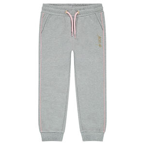 Junior - Pantalon de jogging en molleton avec passepoils contrastés 