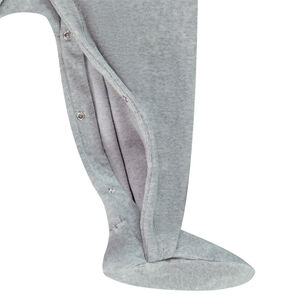Dors-bien en velours broderie dragon pour bébé garçon 