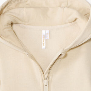 Gilet uni en molleton avec cœur lurex brodé pour bébé fille 