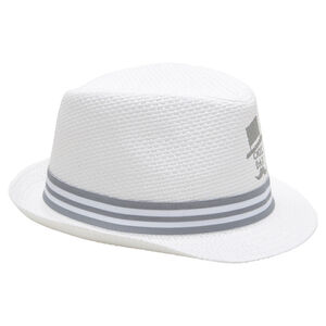 Borsalino effet paille avec galon rayé 