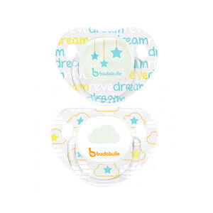 Lot de 2 sucettes phosphorescentes Cloud dream - 0/6 mois 