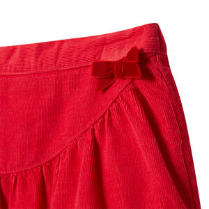 Short en velours forme boule avec noeud 