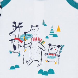 Ensemble tee-shirt et pantalon avec animaux printés 