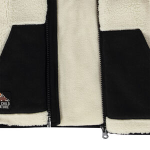 Veste à capuche bi-matière garçon 