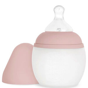 Biberon silicone 150 ml tétine débit lent Blush 