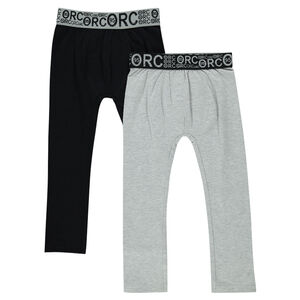 Lot de 2 caleçons en jersey unis 