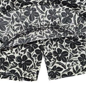 Jupe-short imprimé fleuri fille 