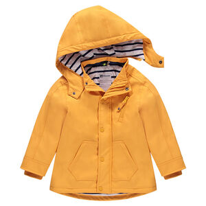 Coupe-vent en gomme à capuche amovible 