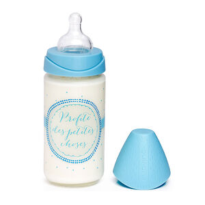 Biberon en verre 240 ml - Profite des petites choses de la vie 