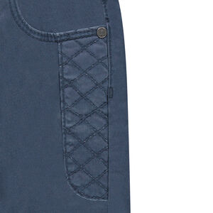 Pantalon surteint avec découpes à croisillons 