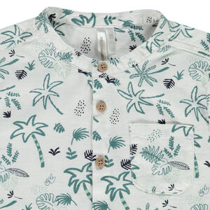 Chemise manches courtes imprimé palmiers pour bébé garçon 