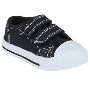 Baskets basses en toile à scratchs du 28 au 35  