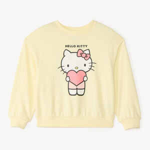Sweat molleton oversize Hello Kitty fille 