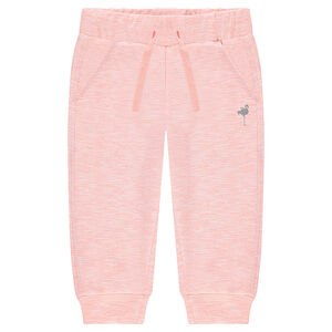 Pantacourt de jogging en molleton chiné 