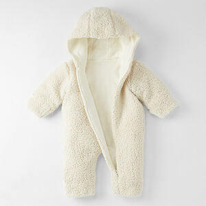 Combi pilote Teddy 6-9m Off White 