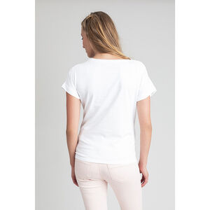 T-shirt manches courtes de grossesse à message printé 
