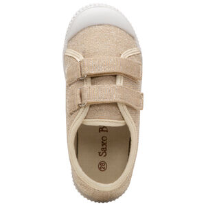 Baskets basses en toile pailletées 