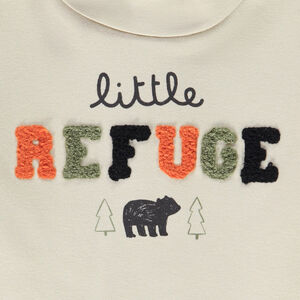 T-shirt manches longues col cheminée pour bébé garçon 