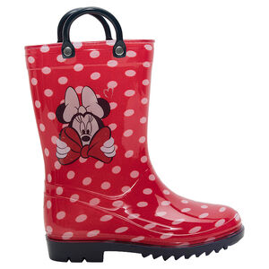 Bottes de pluie en caoutchouc à pois all-over avec print Minnie Disney du 20 au 23 